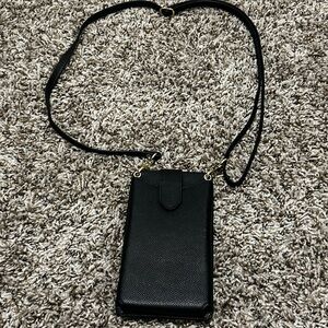 Black Crossbody Phone Case